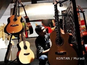 Genjrengan gitar lokal tak kalah dengan gitar impor