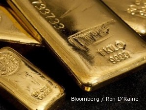 Penguatan dollar menyebabkan kemerosotan harga kontrak emas