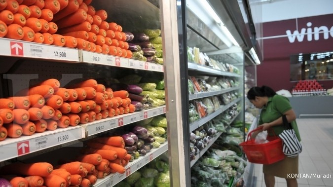 Duh! buah apel dan anggur impor langka