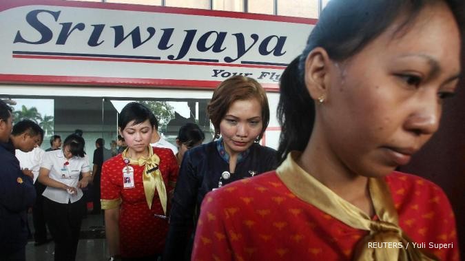 Pesawat Sriwijaya Air berhasil di evakuasi