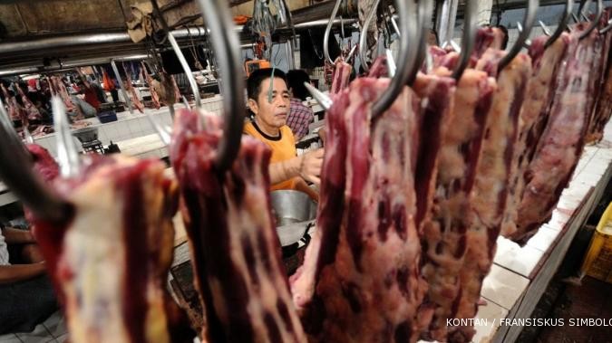 Harga daging naik, Mentan bilang wajar
