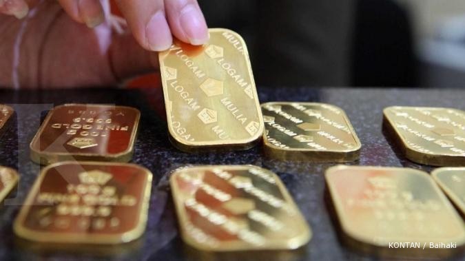 Harga emas tunggu sinyal stimulus