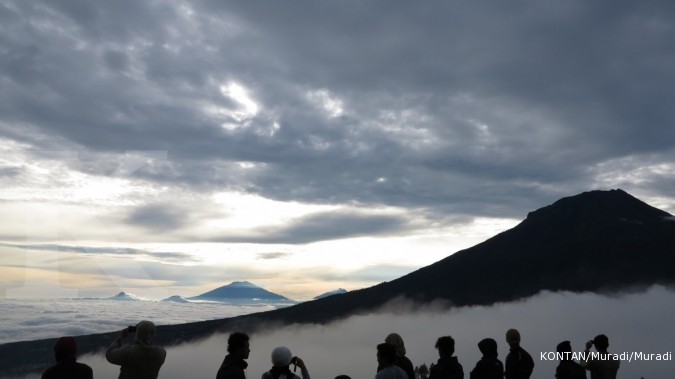 Gempa tektonik di Gunung Papandayan