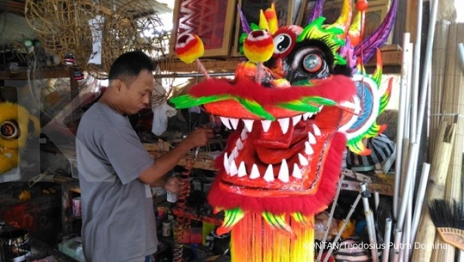Cara Menggambar Barongsai Imlek - GambarYuk
