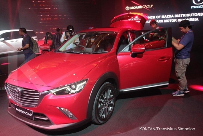 Resmi mengaspal, Mazda CX-3 dilego Rp 388 juta Resmi mengaspal, Mazda CX-3 dilego Rp 388 juta