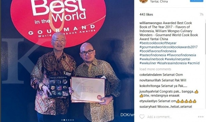 Flavours of Indonesia jadi buku terbaik tahun ini Flavours of Indonesia jadi buku terbaik tahun ini