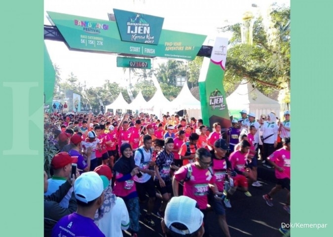 Pelari asing antusias ikut Ijen Green Run Pelari asing antusias ikut Ijen Green Run