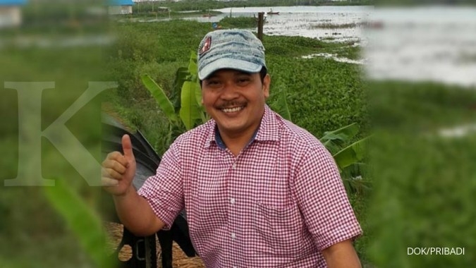 Indarto Pamoengkas bercocok tanam dan bersyukur Indarto Pamoengkas bercocok tanam dan bersyukur