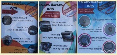 Barang koruptor di expo lelang terbesar Indonesia Barang koruptor di expo lelang terbesar Indonesia