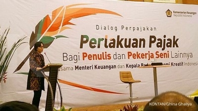 Sri Mulyani jelaskan pajak, Tere Liye absen Sri Mulyani jelaskan pajak, Tere Liye absen