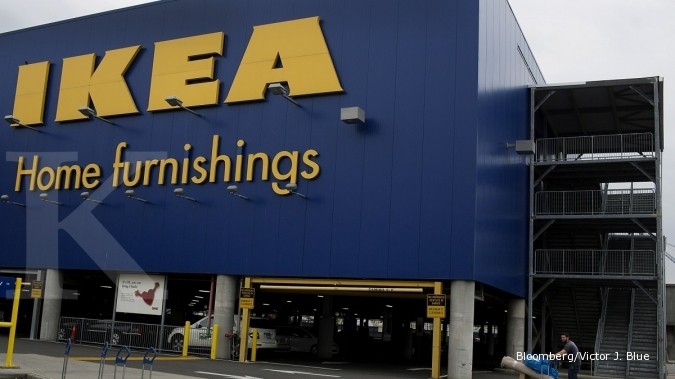 Stockholm Meja Kopi Venir Kayu Walnut Ikea