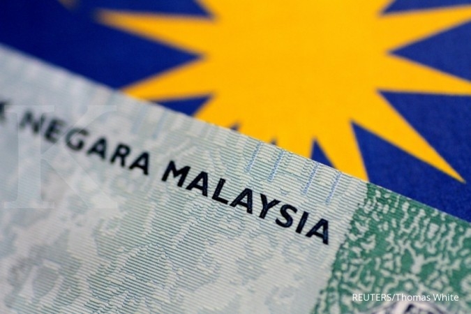 ILUSTRASI. Uang ringgit Malaysia dalam foto ilustrasi pada 1 Juni 2017. 