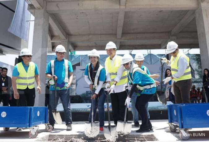 Menteri Rini Resmikan Topping Off Multifunction Hall Kawasan Terpadu Labuan Bajo
