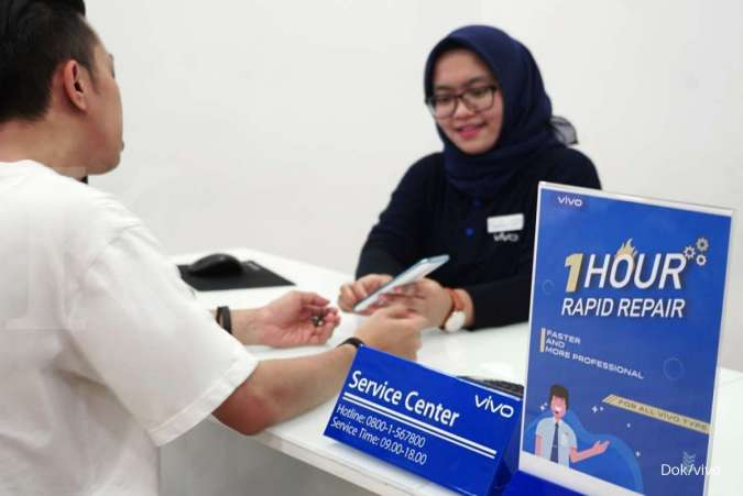 1 Hour Rapid Repair, Layanan Purna Jual Terpercaya dari vivo Smartphone