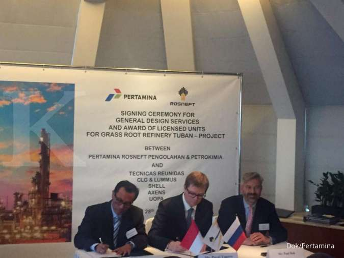 Akhirnya Joint Venture Pertamina Rosneft Teken Kontrak Desain Kilang Tuban