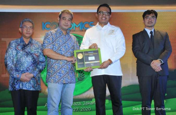 PT Tower Bersama Infrastructure Tbk, Terima Penghargaan Gold Brand CSR 2020