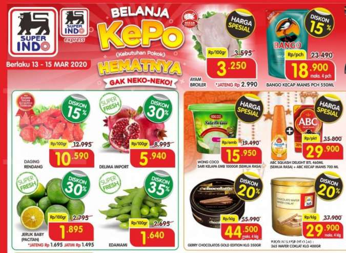 Promo <a href='https://kaltim.tribunnews.com/tag/superindo' title='Superindo'>Superindo</a> 13-15 <a href='https://kaltim.tribunnews.com/tag/maret' title='Maret'>Maret</a> 2020 2