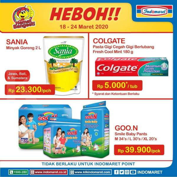 Promo Indomaret Harga Heboh 18-24 Mar 2020