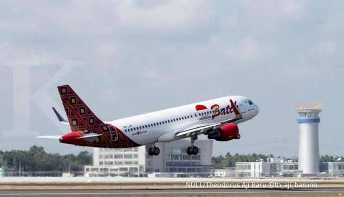 Ilustrasi Pesawat Batik Air