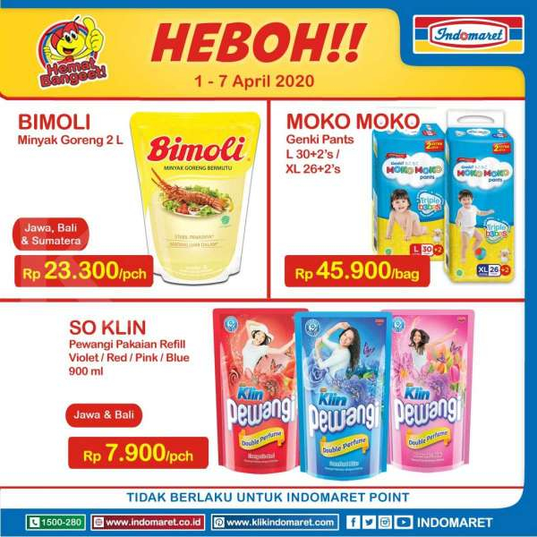 Promo Indomaret Harga Heboh 1-7 April 2020