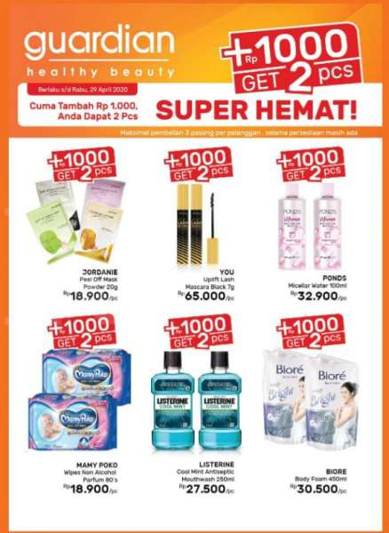 Promo Guardian 16 april 2020