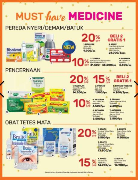 Promo guardian 23 april