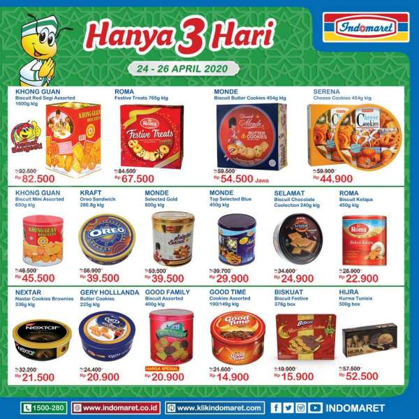 Promo Indomaret Hanya 3 Hari 24-26 April 2020