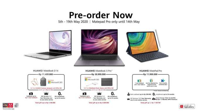 Huawei Luncurkan Seri Laptop Pertama Dan Produk Tablet Dengan Inovasi Terbaru Di Indonesia