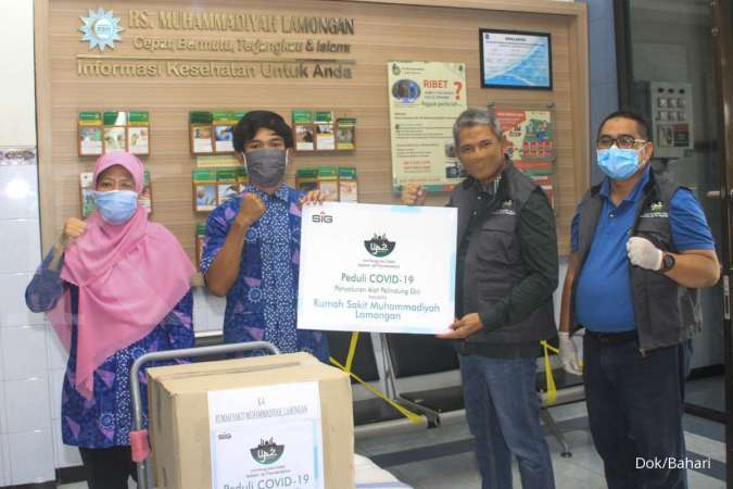 Unit Pengumpul Zakat (UPZ) SIG Salurkan Bantuan untuk Penanganan Covid-19 di Kabupaten Gresik dan Lamongan