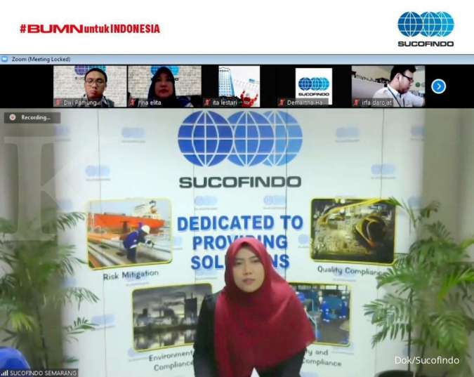 Sucofindo Gelar Pelatihan Berdonasi Strategi Memenangkan Proper Secara Online