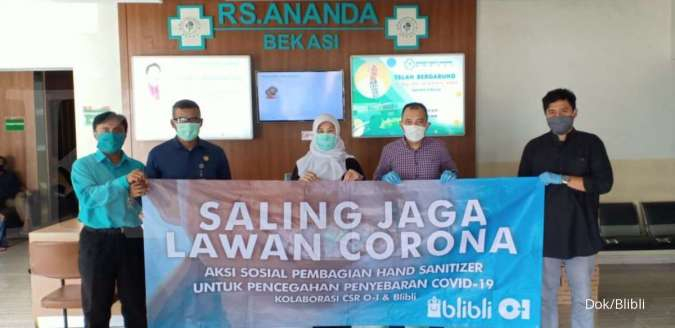 Blibli Berkolaborasi dengan Owens Illinois Indonesia Sumbang 6.600 Botol Hand Sanitizer untuk Masyarakat