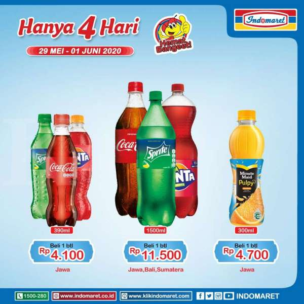 Promo Indomaret Hanya 4 Hari 29 Mei-1 Juni 2020