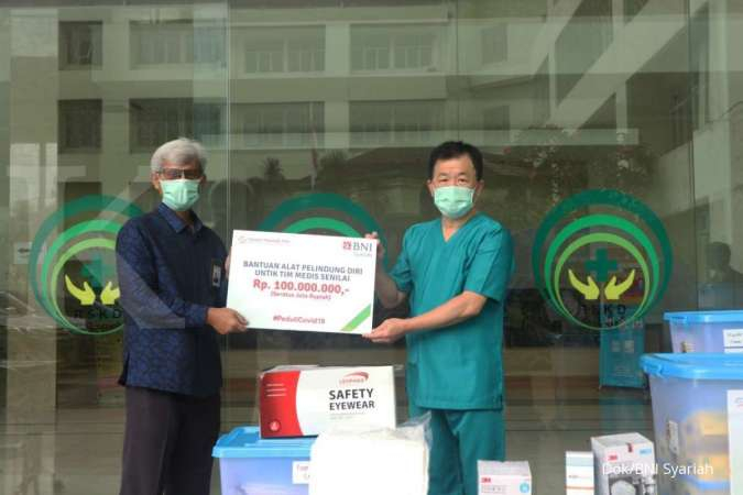 BNI Syariah Salurkan Bantuan Terkait Covid-19 ke RSKD Duren Sawit, Jakarta Timur