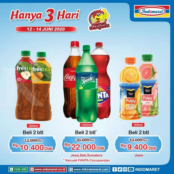 Promo JSM <a href='https://pontianak.tribunnews.com/tag/indomaret' title='Indomaret'>Indomaret</a> 12-14 Juni 2020 e