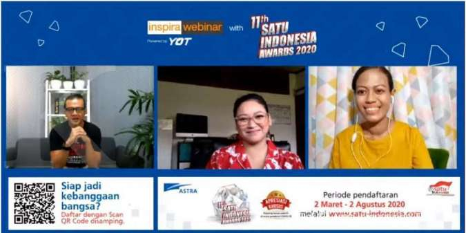 Satu Indonesia Awards 2020 Hadirkan Diskusi Tentang Sosok PeduliLingkungan Agni Pratistha & Maya Stolastika