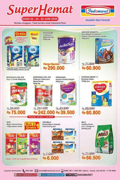 Promo <a href='https://kaltim.tribunnews.com/tag/indomaret' title='Indomaret'>Indomaret</a> Terbaru, 24-30 Juni 2020