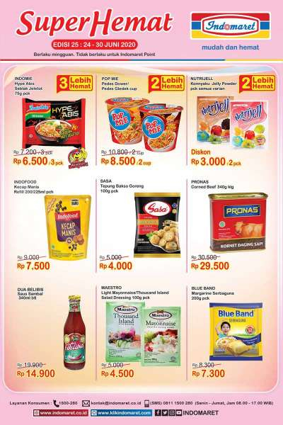 Promo <a href='https://kaltim.tribunnews.com/tag/indomaret' title='Indomaret'>Indomaret</a> Terbaru, 24-30 Juni 2020