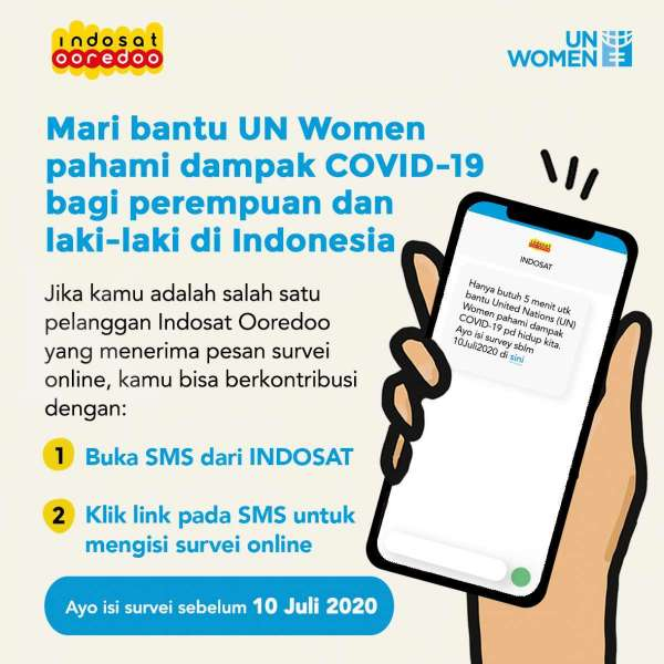 UN Women dan Indosat Ooredoo Berkolaborasi untuk Melihat Dampak Covid-19 terhadap Perempuan dan Anak Perempuan