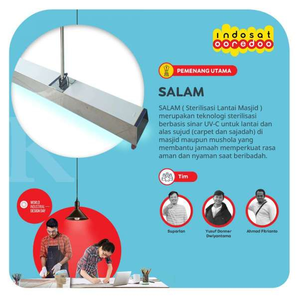 Indosat Ooredoo Umumkan 10 Finalis World Industrial Design Day (WIDD) 2020