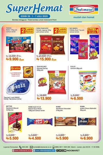 Promo Indomaret 1-7 Juli 2020