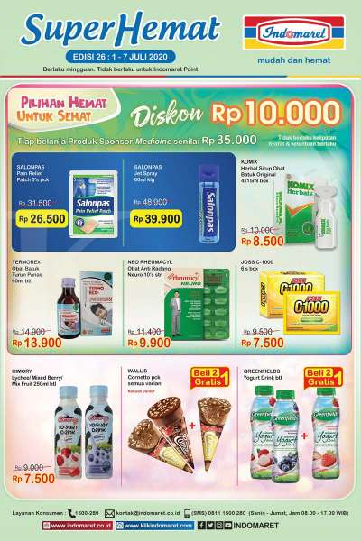 Promo Indomaret 1-7 Juli 2020