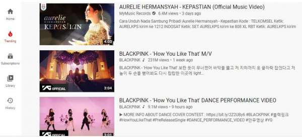 Tankapan layar youtube