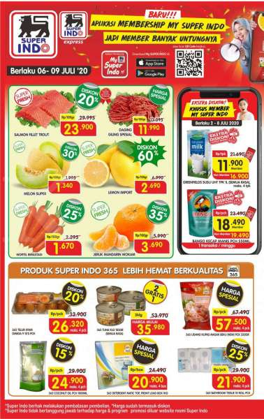 Promo Superindo 6-9 Juli 2020, diskon di hari kerja