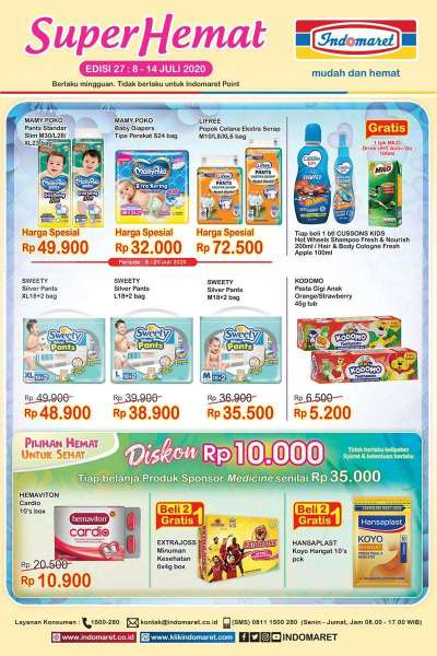 Promo Indomaret Super Hemat 8-14 Juli 2020