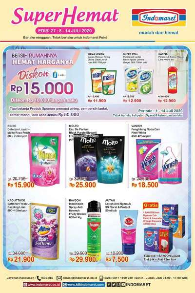 Promo Indomaret Super Hemat 8-14 Juli 2020