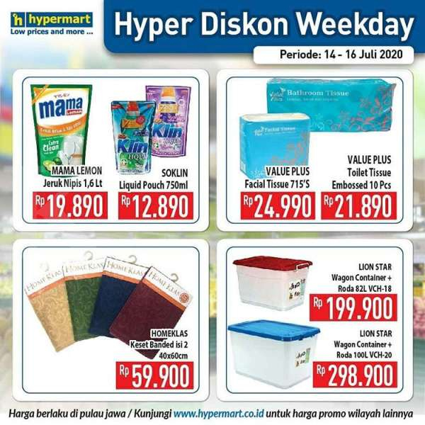 Katalog promo Hypermart 14-16 Juli 2020