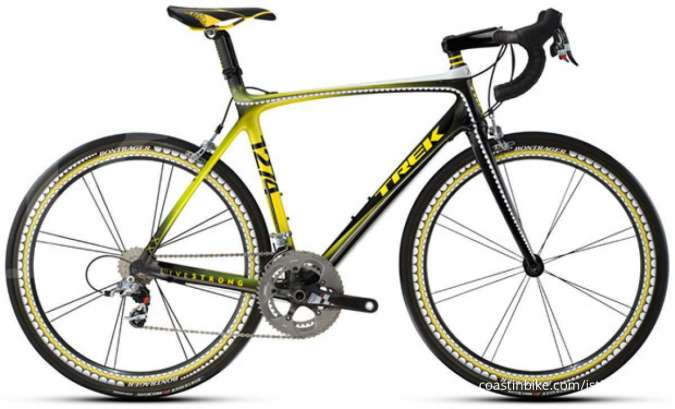 Sepeda termahal urutan ke-3: KAWS Trek Madone (US$ 160.000 / Rp 2,3 miliar)