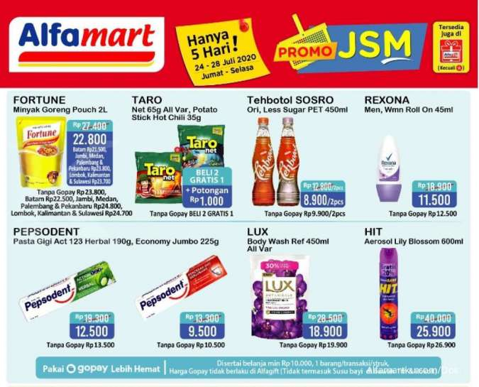 Promo JSM Alfamart 24-28 Juli 2020