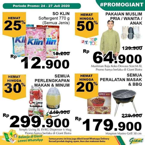 Promo JSM Giant 24 - 27 Juli 2020 