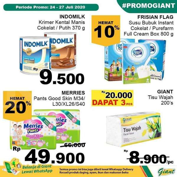 Promo JSM Giant 24 - 27 Juli 2020 